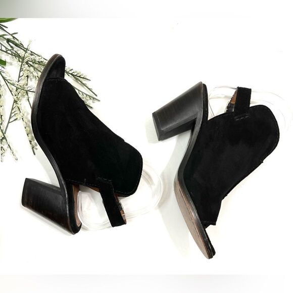 Frye Courtney Suede Slingback Heels - Picture 5 of 13